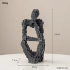 Modern Style Aesthetic Abstract Thinker Statues & Sculptures Home Room Decor Desk Accessories Figurines for Interior Room Decor - House Of Avana