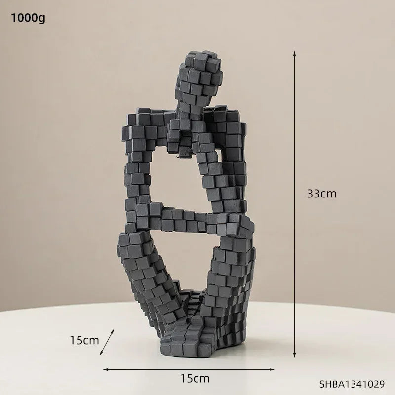 Modern Style Aesthetic Abstract Thinker Statues & Sculptures Home Room Decor Desk Accessories Figurines for Interior Room Decor - House Of Avana