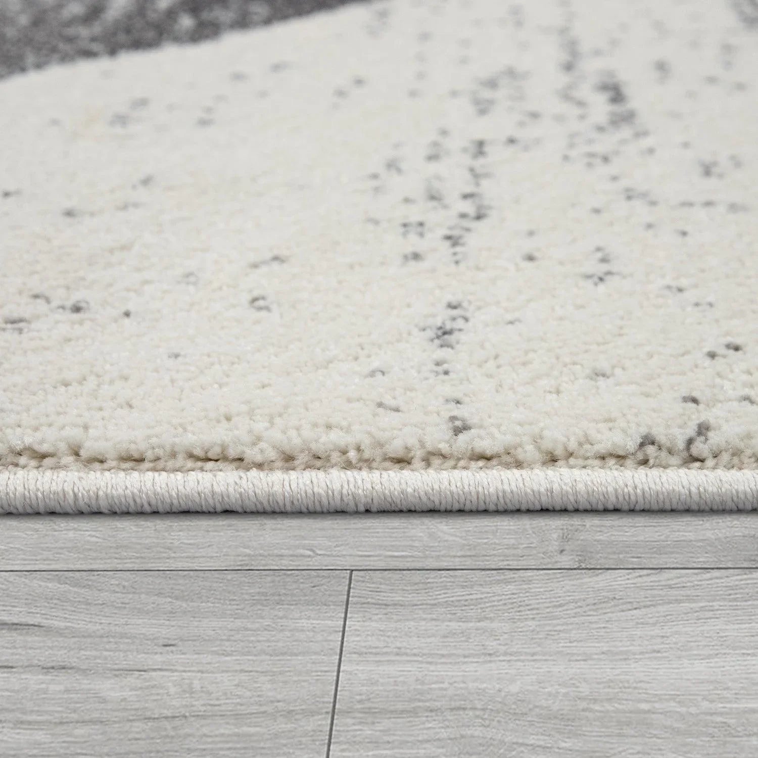 Black and White Abstract Area Rug - House Of Avana