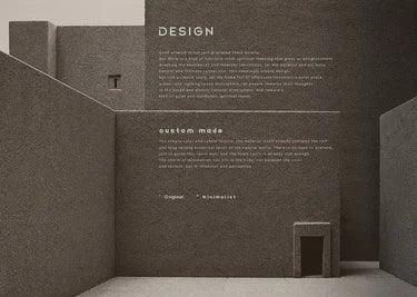 Modern Back to Back Sculpture - White Figure, dimensions view - House Of Avana