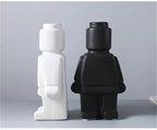 Vase - Decorative Ceramic White, texture detail - House Of Avana