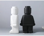 Vase - Decorative Ceramic White, alternate view - House Of Avana