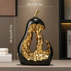 Figurine - Ceramic Golden Ornament, in-use display - House Of Avana [[SKU:HOA-SCU-104]]