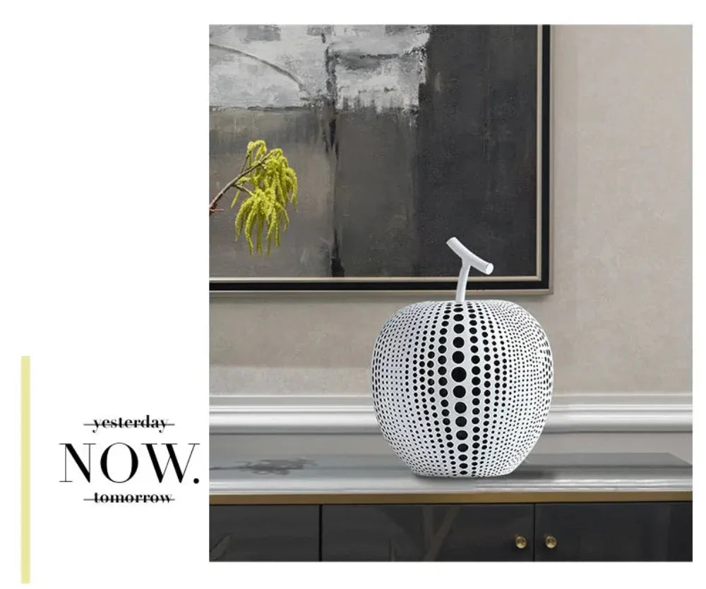 Abstract Fruit Sculpture - White Black Modern, product packaging - House Of Avana