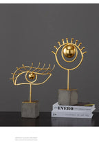 Modern Gymnast Statue - Abstract Figure Desktop | Mixed (Metal and) Figure Sculpture | room setting | Abstract home decor | House of Avana