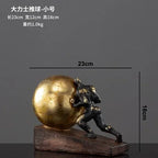Modern Gymnast Statue - Abstract Figure Desktop | Mixed (Metal and) Figure Sculpture | product view 17 | Abstract home decor | House of Avana