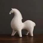 Abstract Horse Sculpture - Black Modern Art, alternate view - House Of Avana