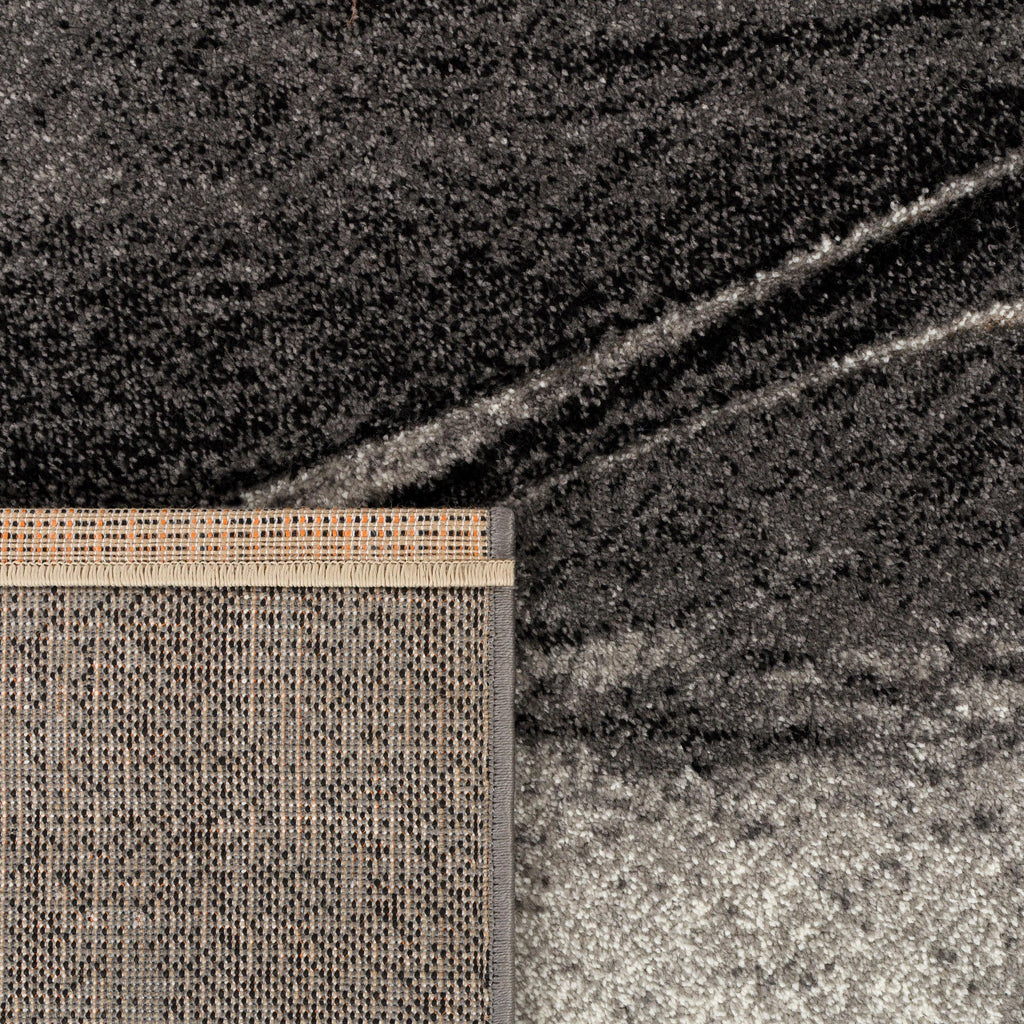 Modern Living Room Rug Brilliance Abstract Design - Grey, detail shot - House Of Avana