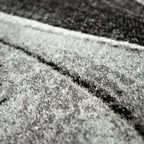 Modern Living Room Rug Brilliance Abstract Design - Grey Blue, top view - House Of Avana