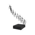 Modern Metal Climbing Figures Sculpture – Inspirational Abstract Home Decor | Iron Figure Sculpture | side view | Abstract home decor | House of Avana
