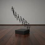 Modern Metal Climbing Figures Sculpture – Inspirational Abstract Home Decor | Iron Figure Sculpture | product view 22 | Abstract home decor | House of Avana