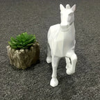 Ornament - White Horse Artwork Design, side view - House Of Avana