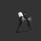 Modern Artistic Horse and Rider Statue House Of Avana