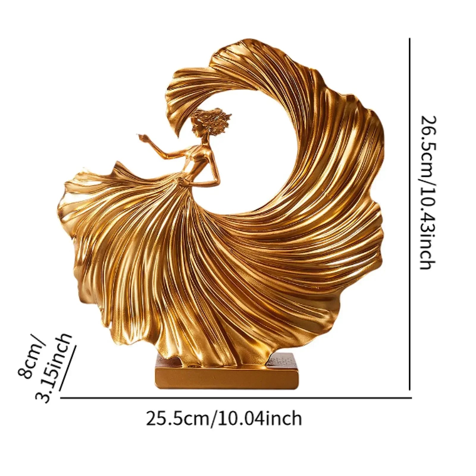 Modern Ballet Dancer Statue - House Of Avana