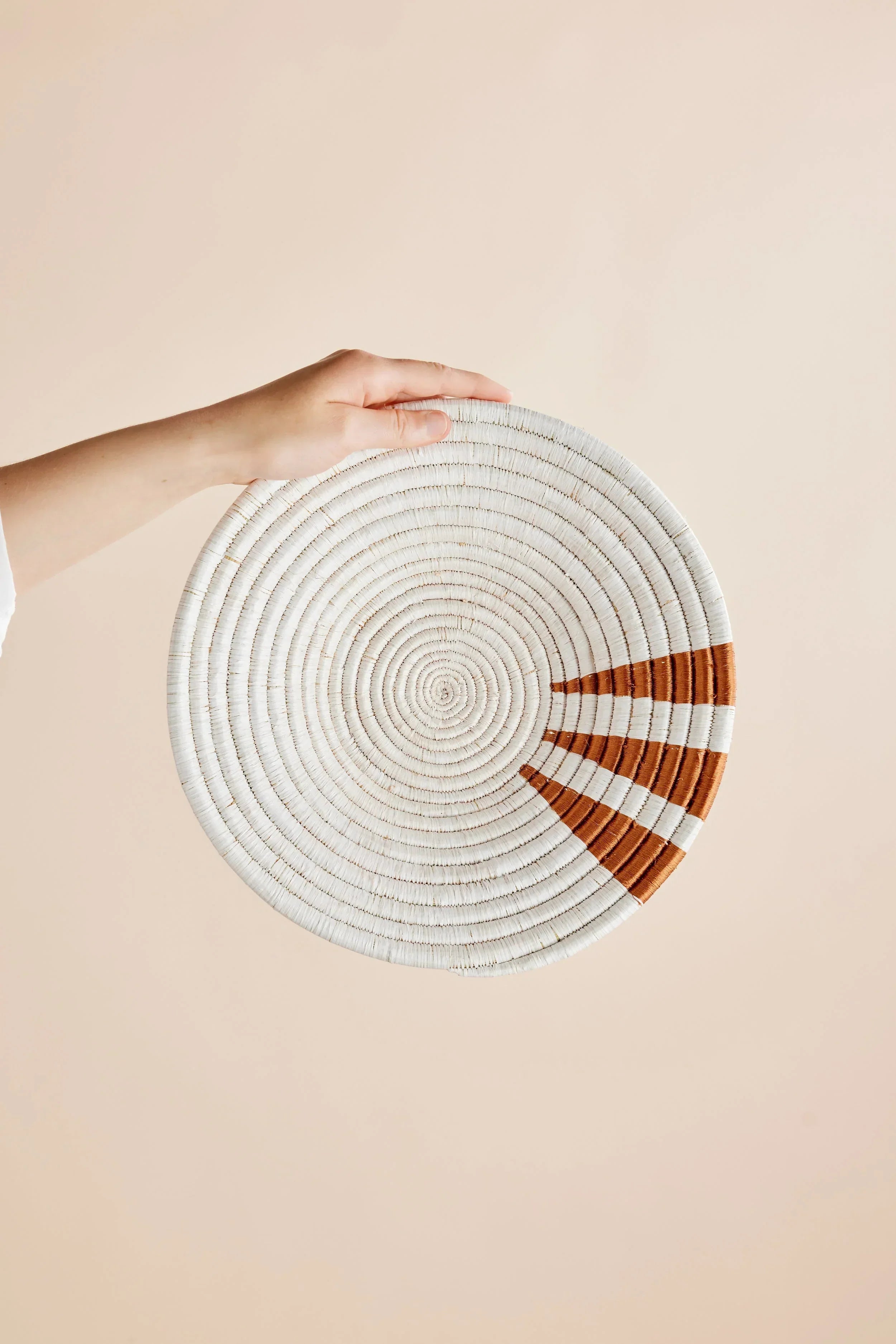 Moja Copper Wall Basket Kanju Interiors
