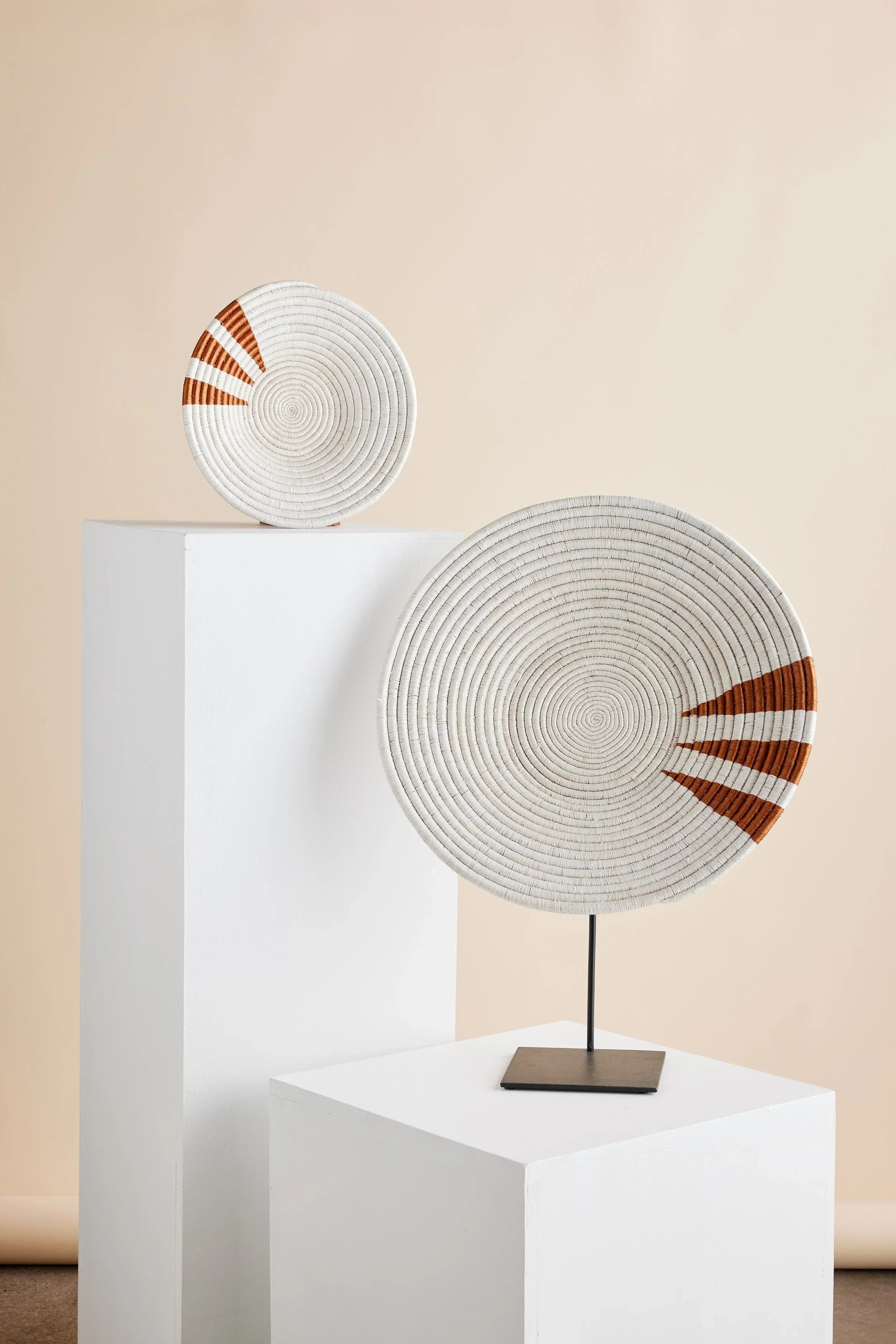 Moja Copper Wall Basket Kanju Interiors
