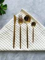 Monaco Gold Flatware Set - 16 Piece
