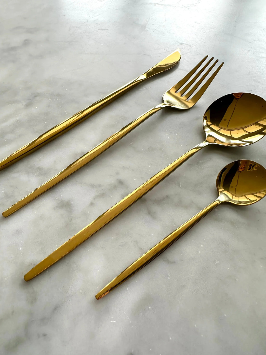 Monaco Gold Flatware Set - 16 Piece