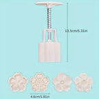 Moon Cake Maker - Plastic Cherry Blossom Mold