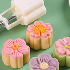 Moon Cake Maker - Plastic Cherry Blossom Mold