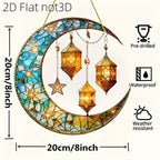 Moonlight Catcher - Colorful Stained Glass 20cm