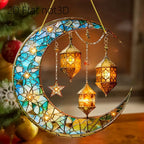 Moonlight Catcher - Colorful Stained Glass 20cm
