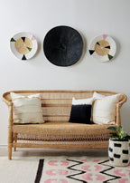 Mosaic Bullseye Wall Basket Kanju Interiors