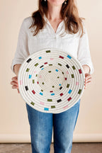 Mosaic Confetti Wall Basket Kanju Interiors