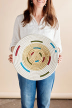 Mosaic Morse Wall Basket Kanju Interiors