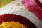 Multicolor Rainbow Silk Velvet Pillow 16x24 Handmade Luxury Cushion Canvello