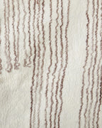 Musullah Fine Line Merino Wool and Silk Throw, back view - House Of Avana