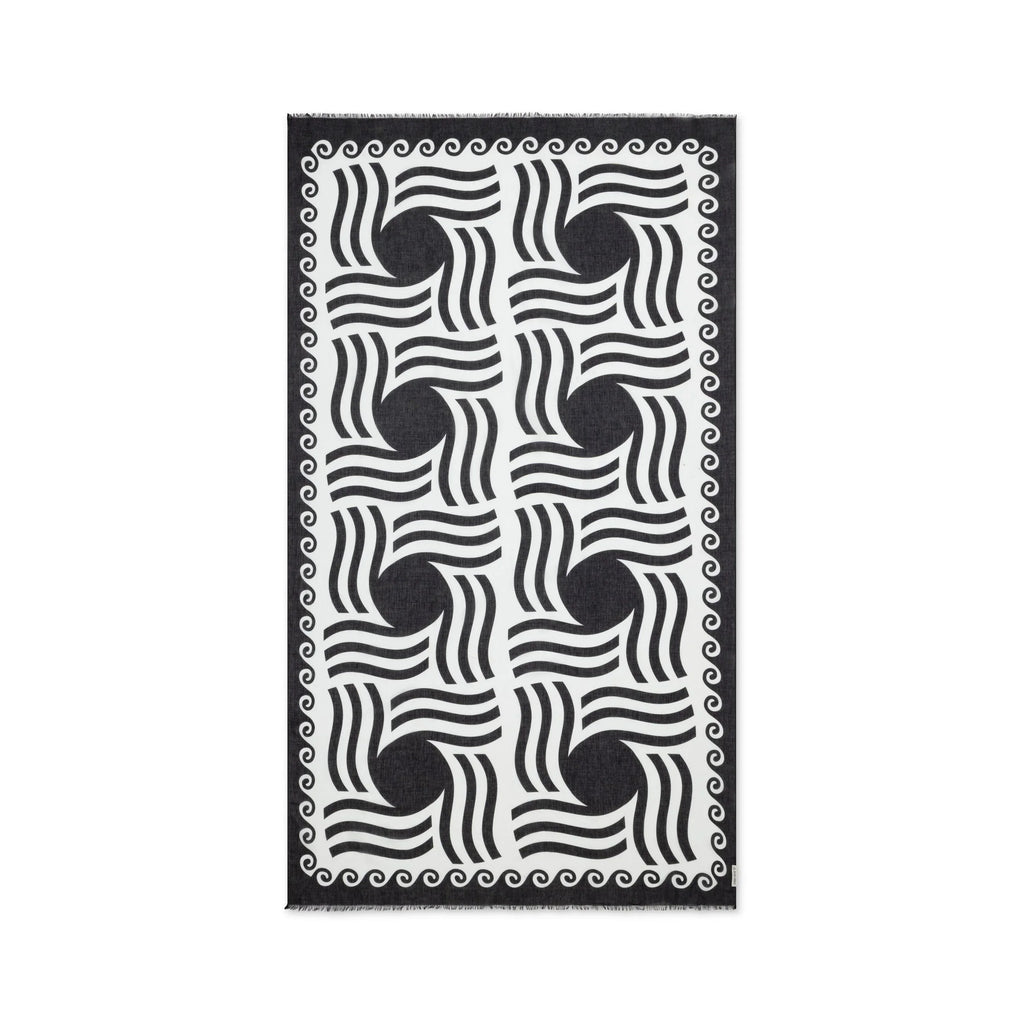 Mykonos Pareo - Midnight Swim Sun Pattern Ruby Mint