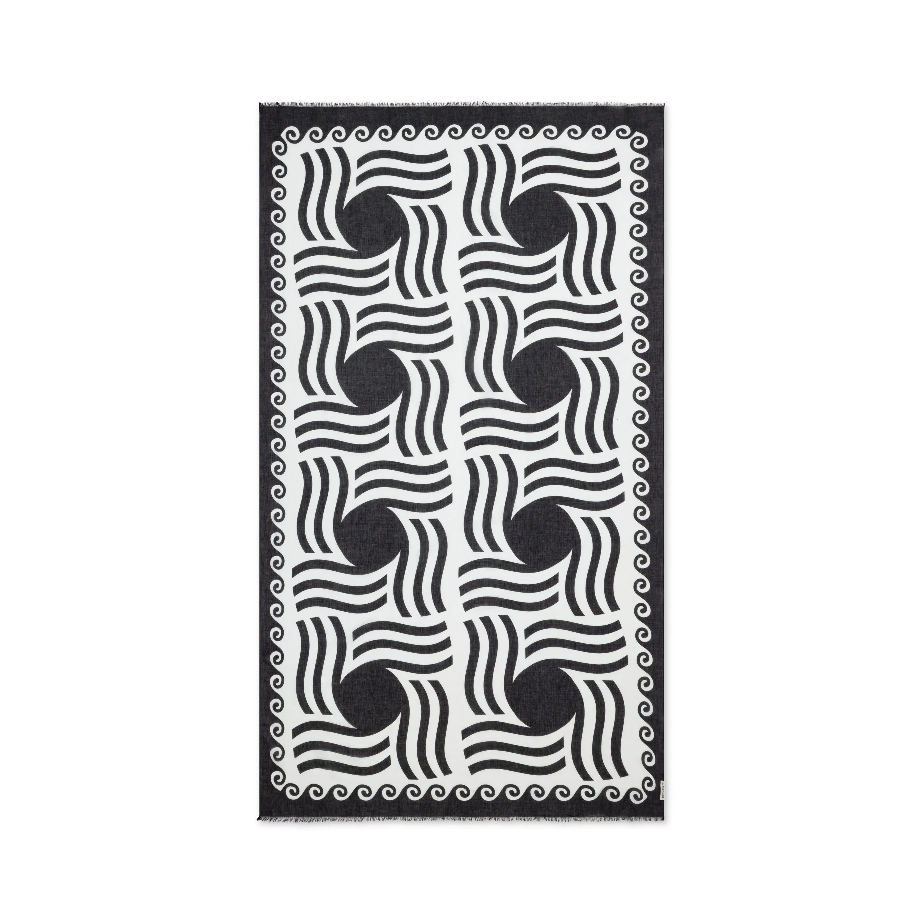 Mykonos Pareo - Midnight Swim Sun Pattern Ruby Mint