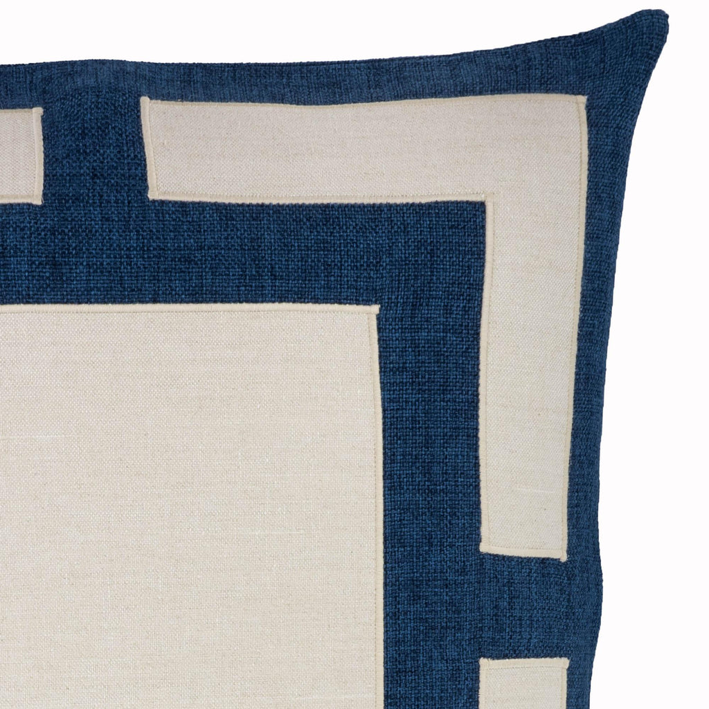 Mykonos Throw Pillow, 22" X 22", side view - House Of Avana