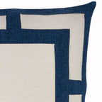 Mykonos Throw Pillow, 22" X 22", side view - House Of Avana