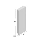 Narrow Bathroom Medicine Cabinet Frameless Mirror 12 x 36 inch