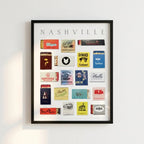Nashville Matchbox Print