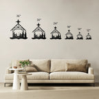 Nativity Silhouette Metal Wall Hanging - 5 Colors & 6 Sizes! FoodFaithHome