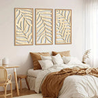 Wall Art - Natural Wood Veneer Large, top view - House Of Avana