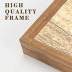 Wall Art - Natural Wood Veneer Large, angled view - House Of Avana
