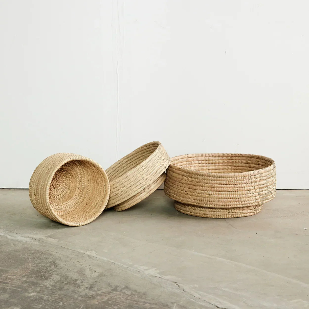 Natural Woven Dengu Basket Kanju Interiors