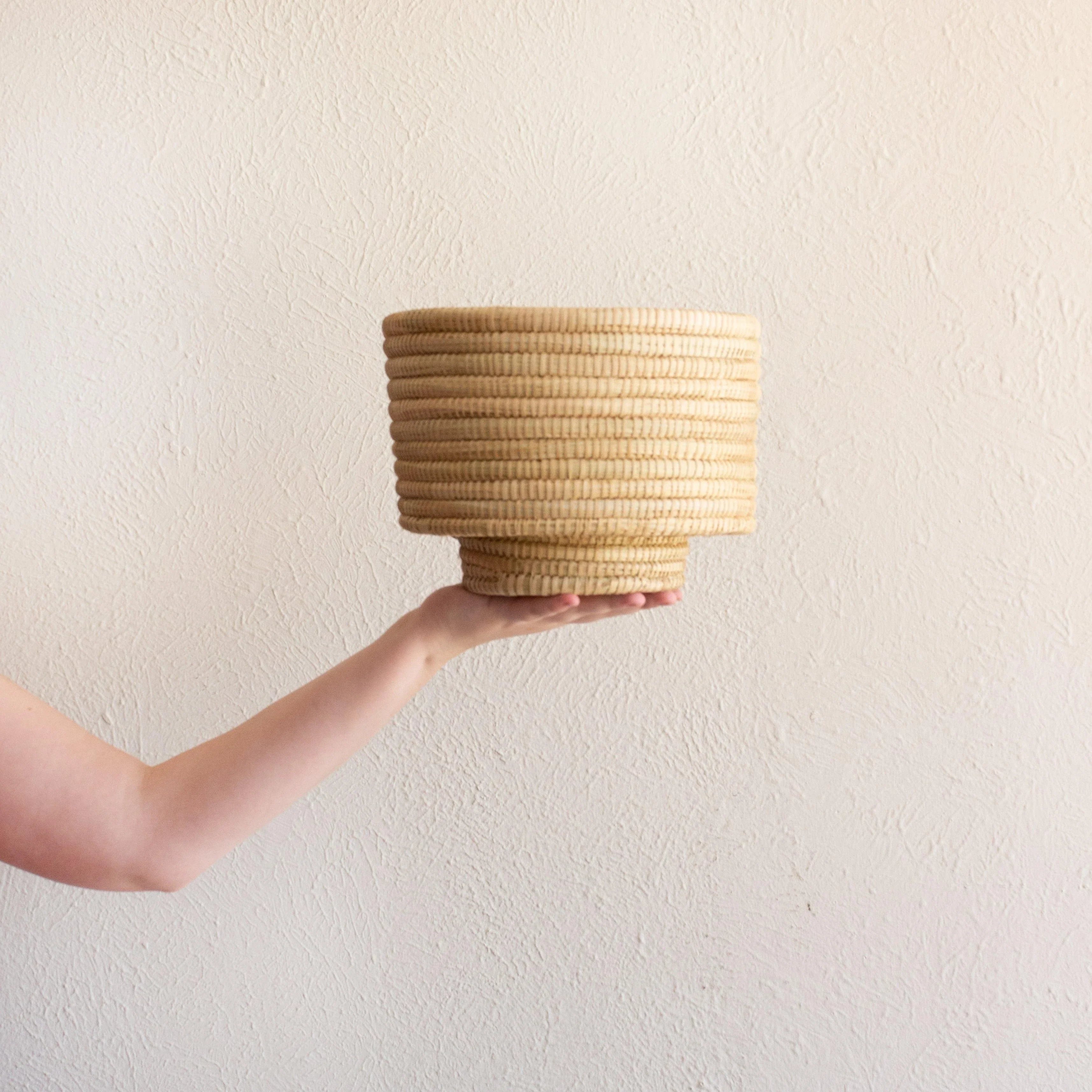 Natural Woven Dengu Basket Kanju Interiors
