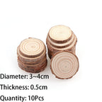 DIY Crafts Natural Pine Wood Slices - House Of Avana