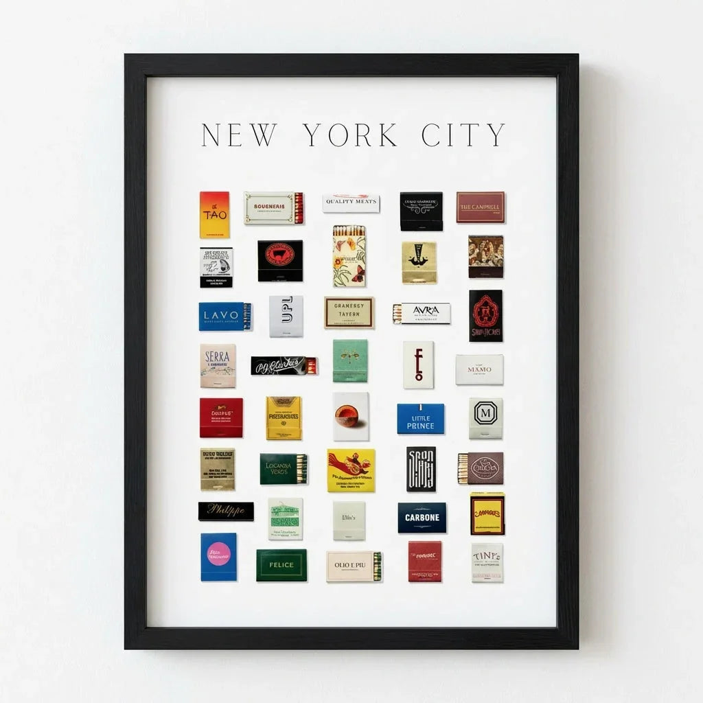 New York City Matchbox Framed Print
