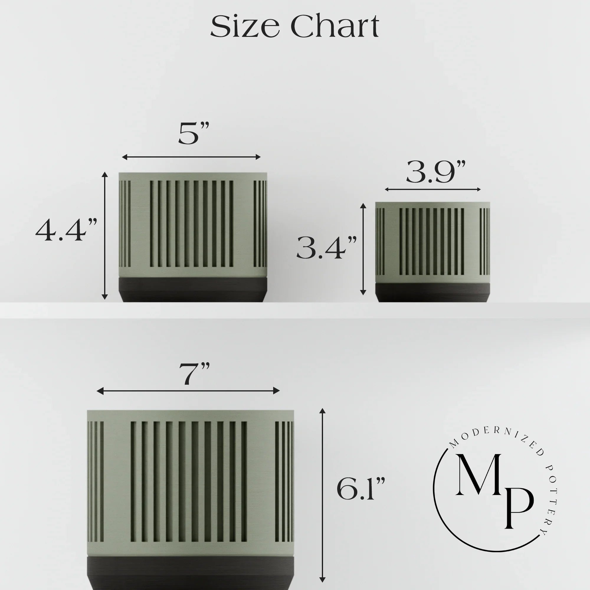HERITAGE Planter Modernized Pottery