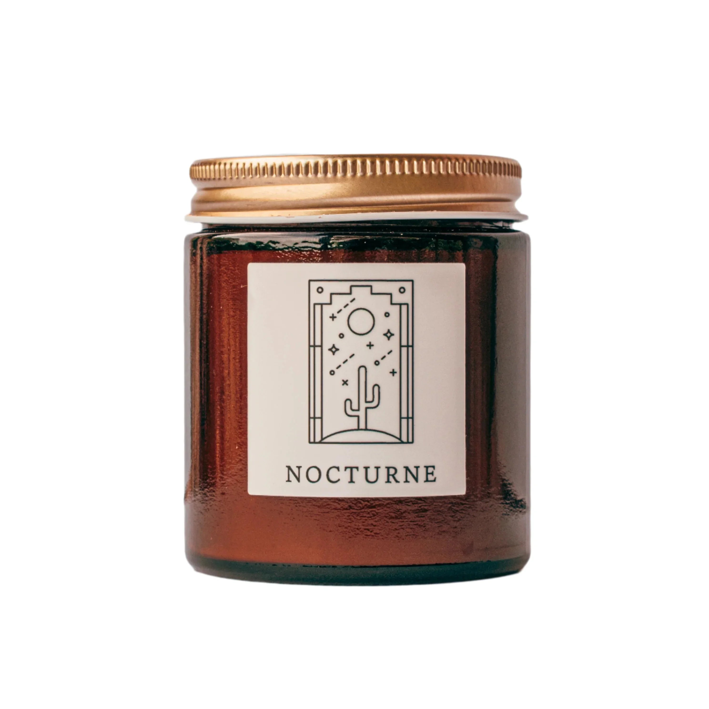 Nocturne Fine Fragrance Candle, back view - House Of Avana