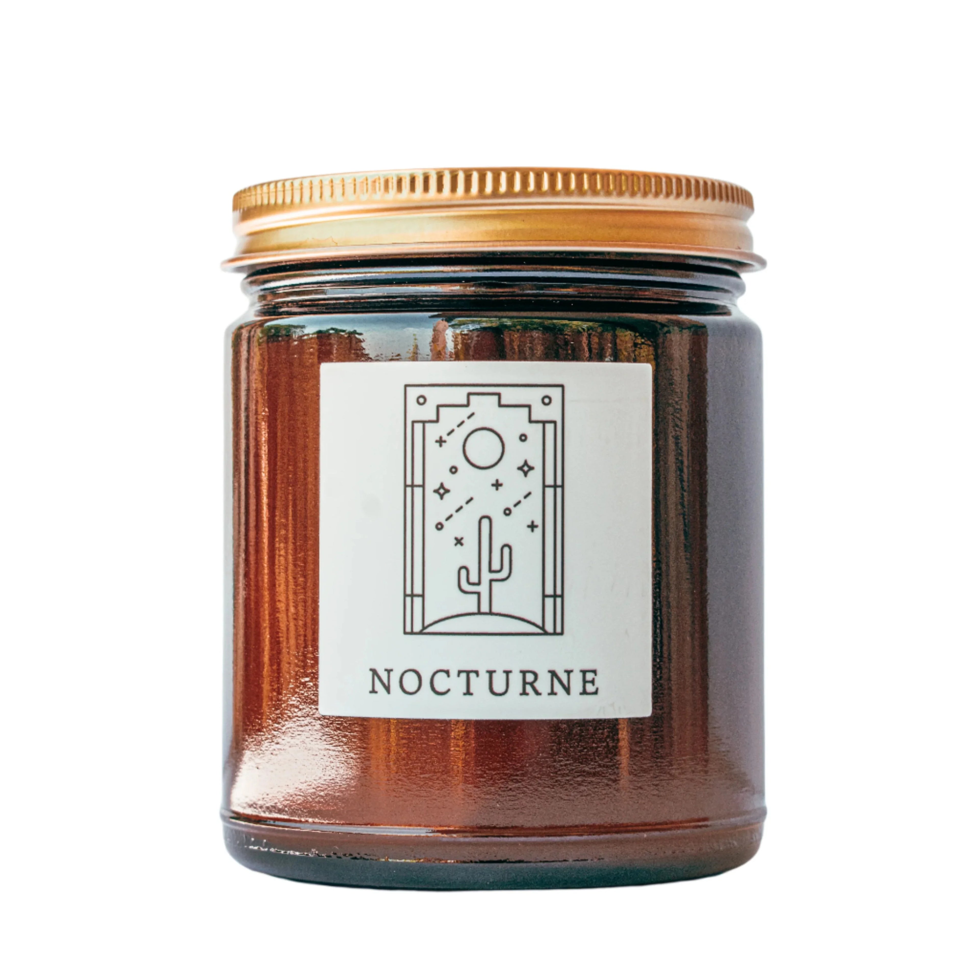 Nocturne Fine Fragrance Candle, front view - House Of Avana