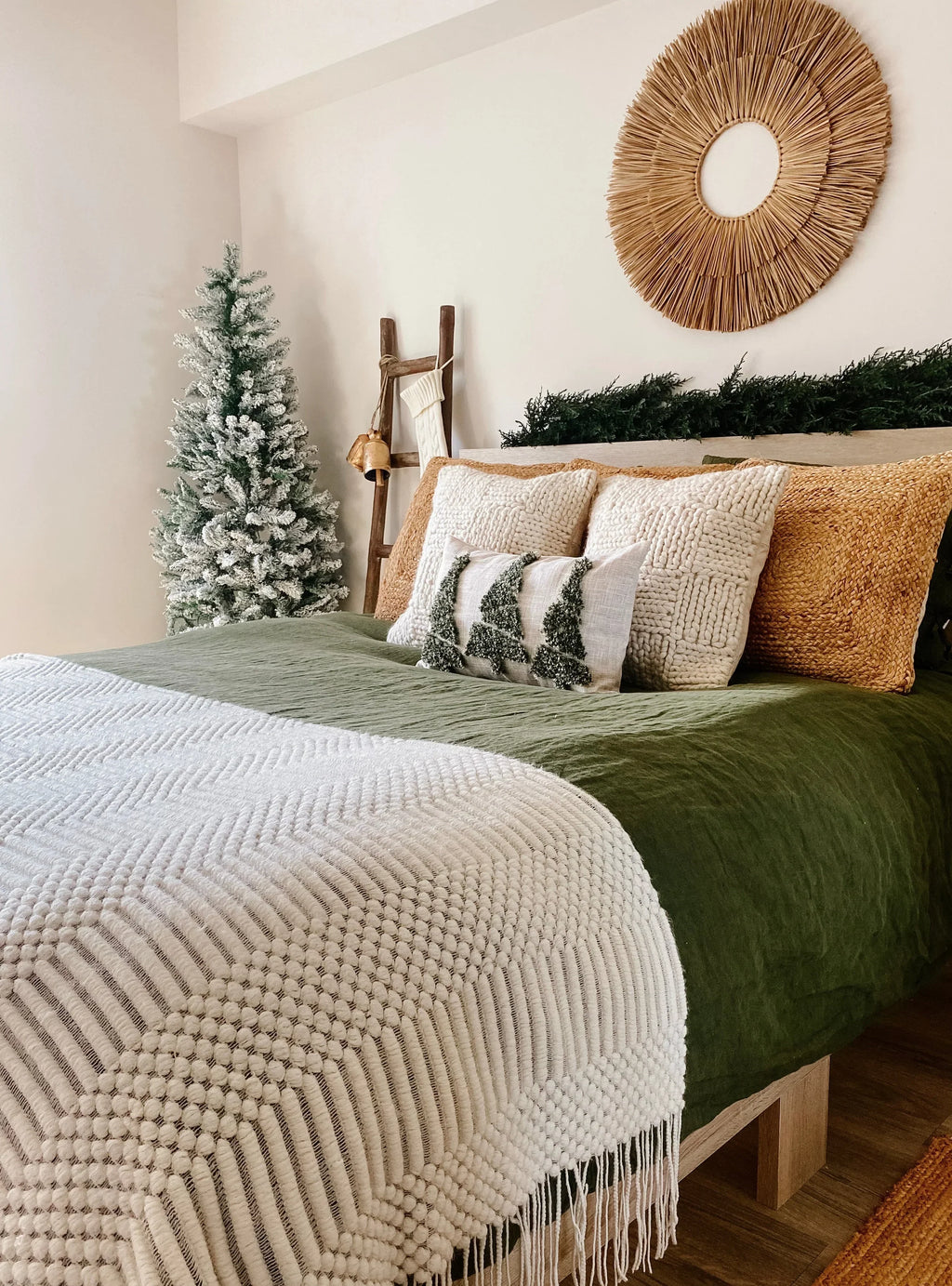 Noel Lumbar Pillow Cover Busa Designs