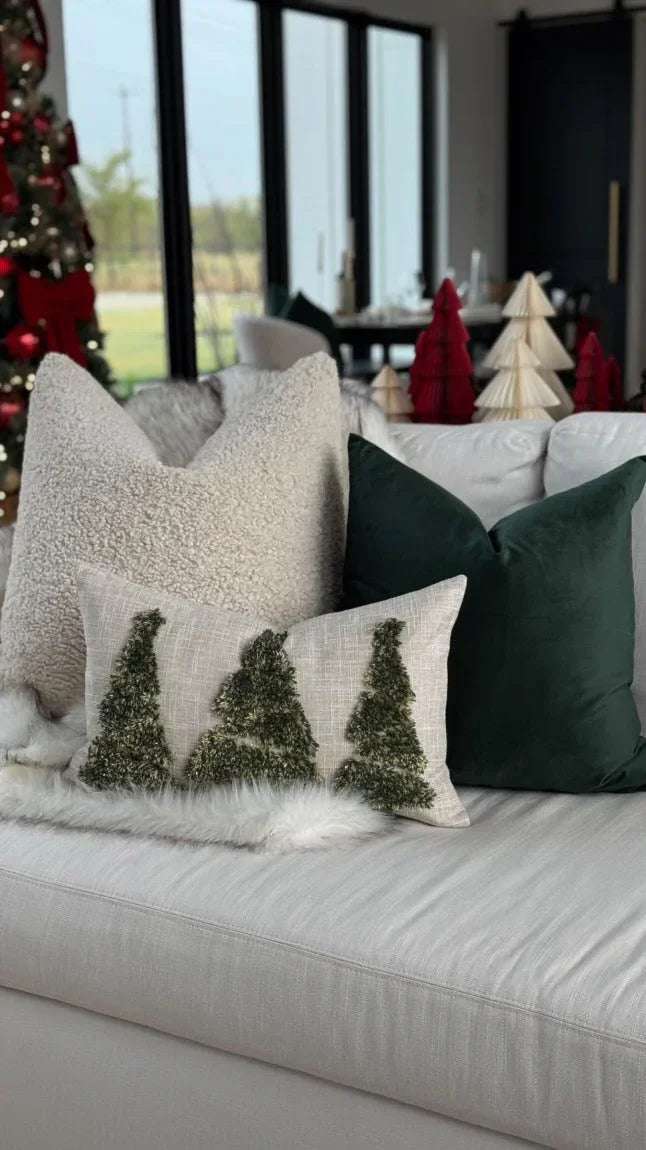Noel Lumbar Pillow Cover Busa Designs