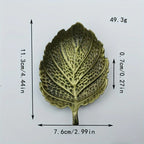 Nordic Maple Leaf Cup Coaster Compatible for Maple Syrup - Polished Metal Waterproof Table, Elegant Scandinavian Leaf for Tables, Dining Tables, Holiday Decor (Christmas, Thanksgiving) - Durable Metal Coa (Handwashable)